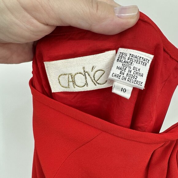 Cache Red Maxi Dress - Picture 9 of 9